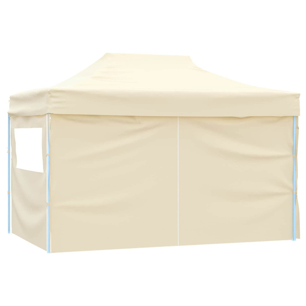 Produktbild för Partytält Kräm 280 x 410 x 315 cm Oxford Tyg