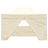 Produktbild för Partytält Kräm 280 x 410 x 315 cm Oxford Tyg