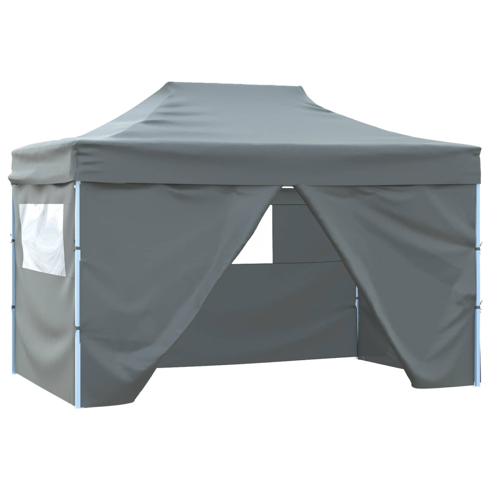 Produktbild för Partytält Antracit 280 x 410 x 315 cm Oxford Tyg