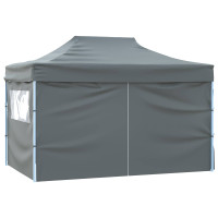 Produktbild för Partytält Antracit 280 x 410 x 315 cm Oxford Tyg