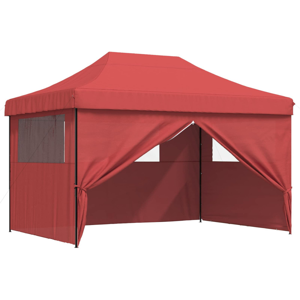 Produktbild för Partytält Vinröd 279 x 410 x 315 cm Oxford Tyg
