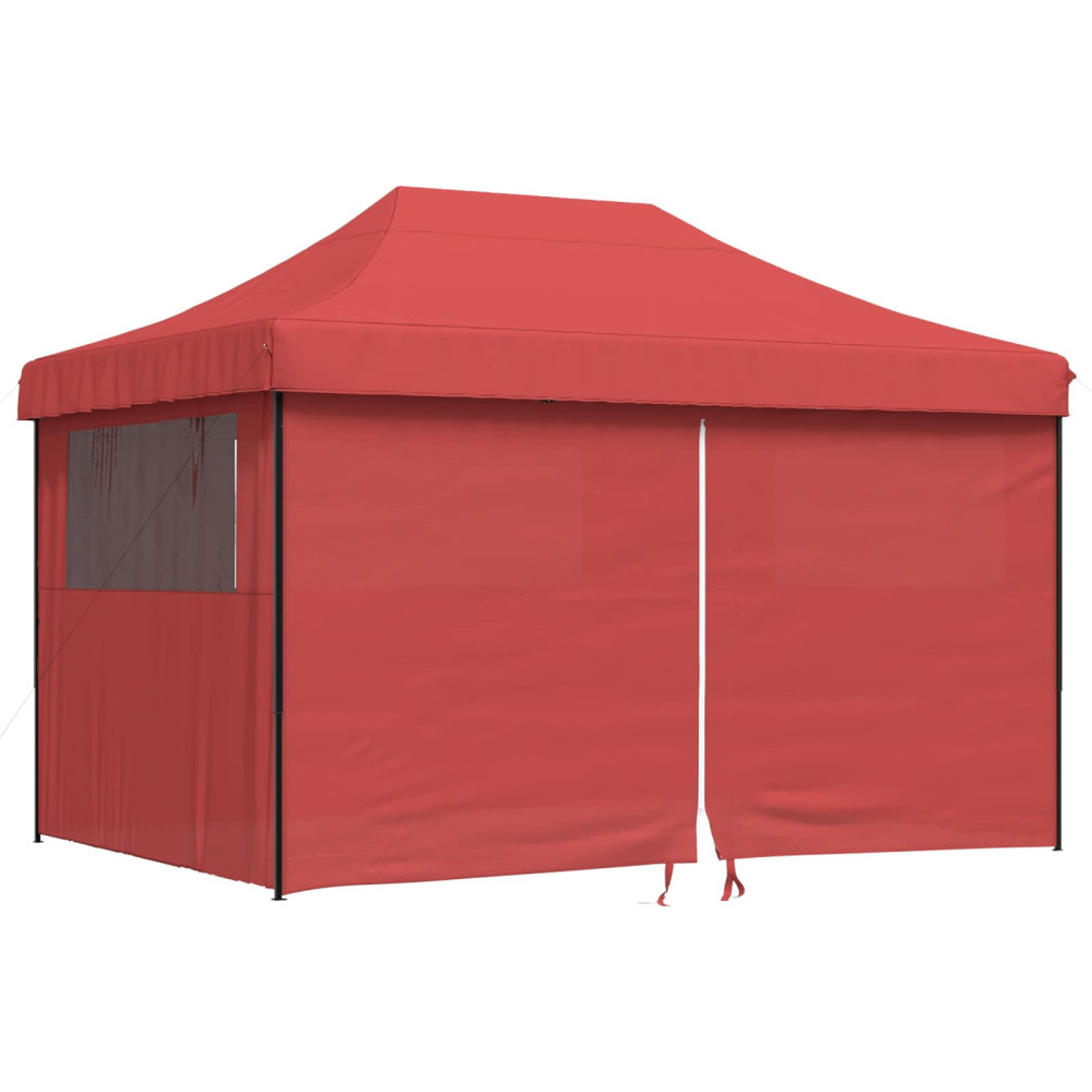 Produktbild för Partytält Vinröd 279 x 410 x 315 cm Oxford Tyg