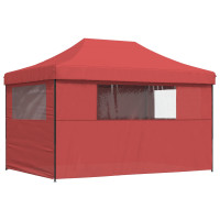 Produktbild för Partytält Vinröd 279 x 410 x 315 cm Oxford Tyg