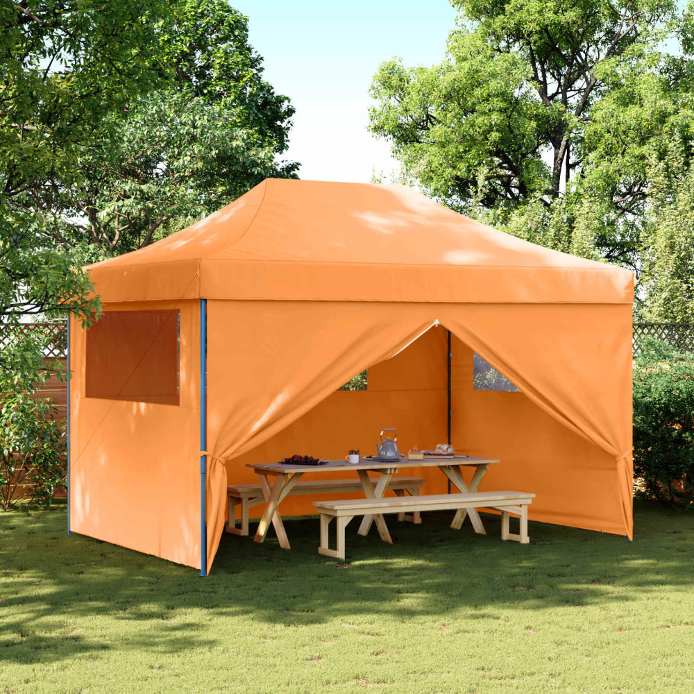 Produktbild för Partytält Orange 279 x 410 x 315 cm Oxford Tyg
