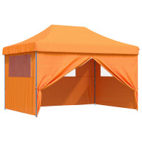Produktbild för Partytält Orange 279 x 410 x 315 cm Oxford Tyg