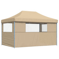 Produktbild för Partytält Beige 292 x 440 x 315 cm Oxford Tyg