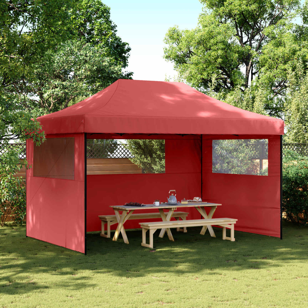 Produktbild för Partytält Vinröd 292 x 440 x 315 cm Oxford Tyg