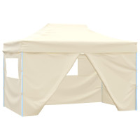 Produktbild för Partytält Kräm 291 x 431 x 315 cm Oxford Tyg