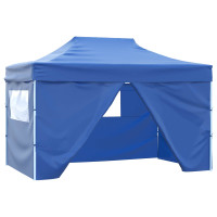 Produktbild för Partytält Blå 291 x 431 x 315 cm Oxford Tyg