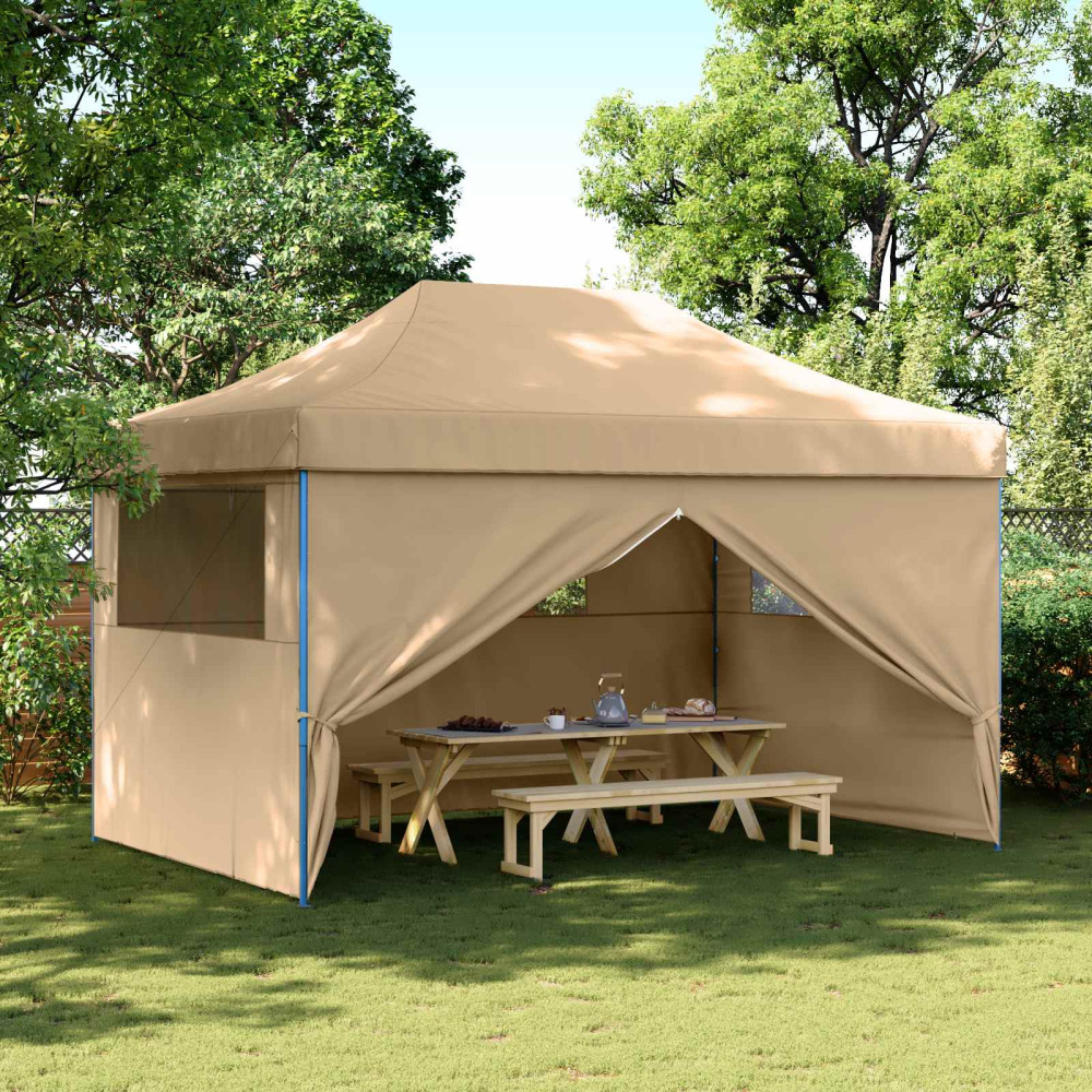 Produktbild för Partytält Beige 292 x 440 x 315 cm Oxford Tyg