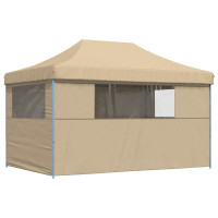 Produktbild för Partytält Beige 292 x 440 x 315 cm Oxford Tyg