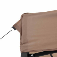 Produktbild för Partytält Brun 292 x 440 x 315 cm Oxford Tyg