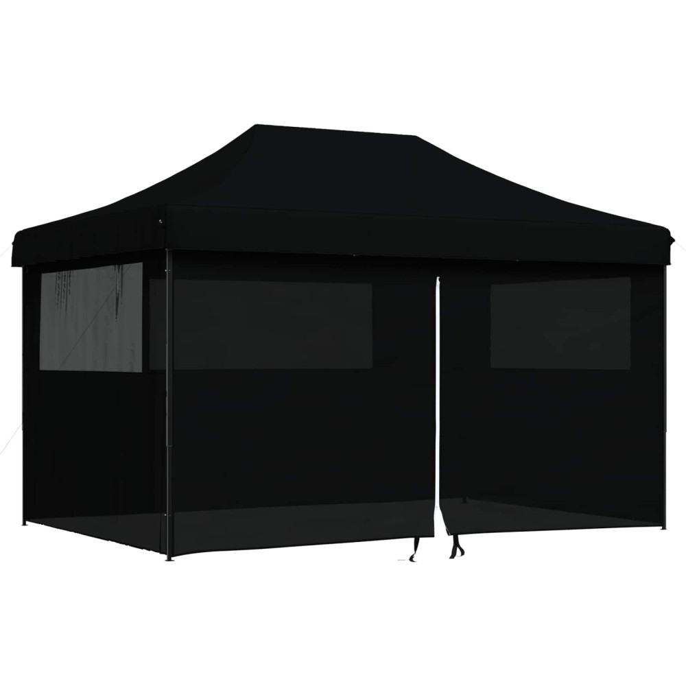 Produktbild för Partytält Svart 292 x 440 x 315 cm Oxford Tyg