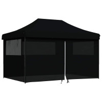 Produktbild för Partytält Svart 292 x 440 x 315 cm Oxford Tyg