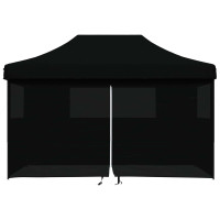 Produktbild för Partytält Svart 292 x 440 x 315 cm Oxford Tyg