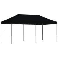 Produktbild för Partytält Svart 292 x 580 x 315 cm Oxford Tyg