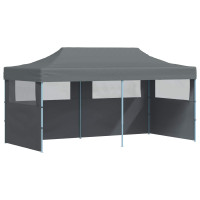 Produktbild för Partytält Antracit 291 x 580 x 315 cm Oxford Tyg