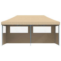 Produktbild för Partytält Beige 292 x 580 x 315 cm Oxford Tyg