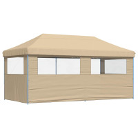 Produktbild för Partytält Beige 292 x 580 x 315 cm Oxford Tyg