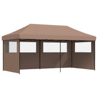 Produktbild för Partytält Brun 292 x 580 x 315 cm Oxford Tyg