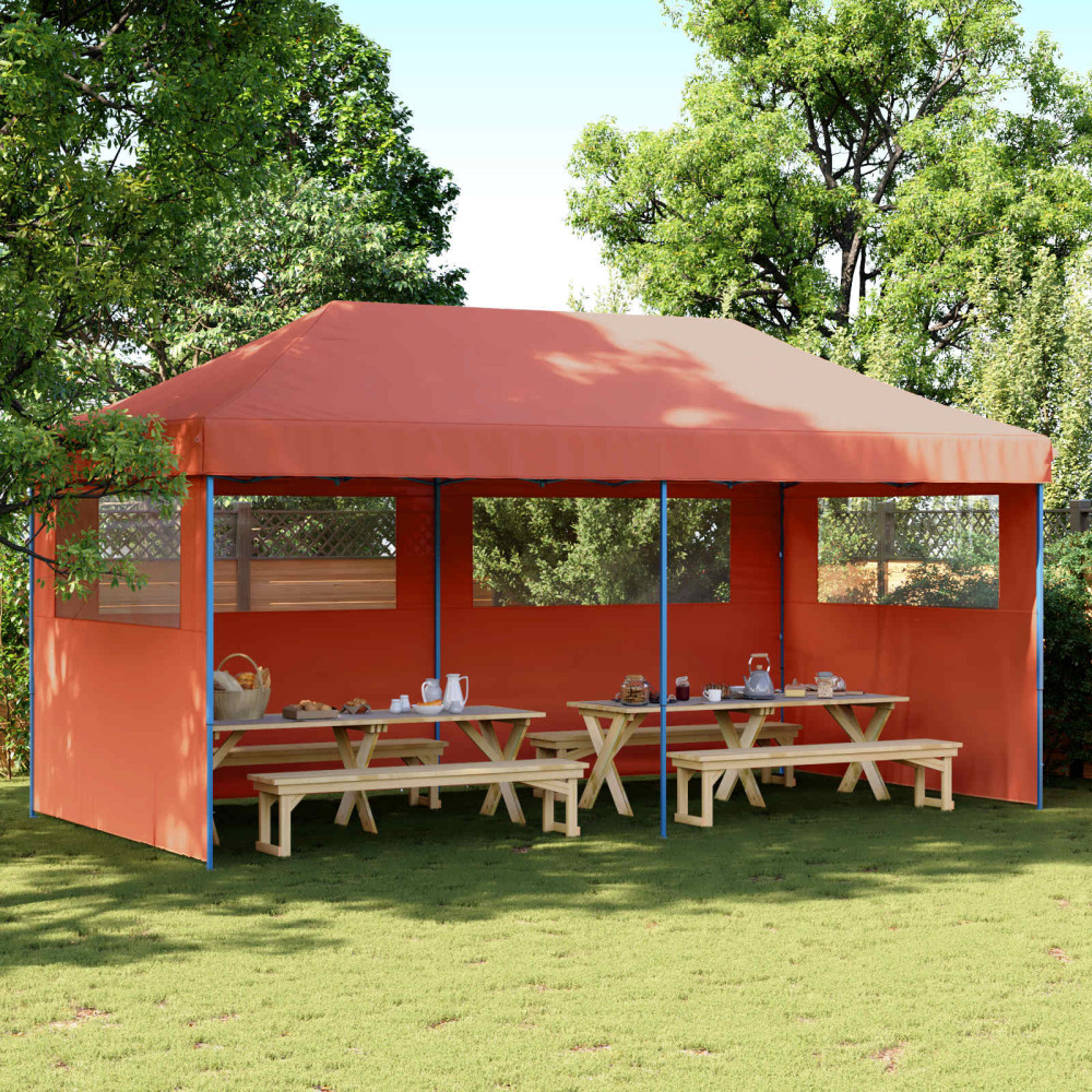 Produktbild för Partytält Terracotta 292 x 580 x 315 cm Oxford Tyg