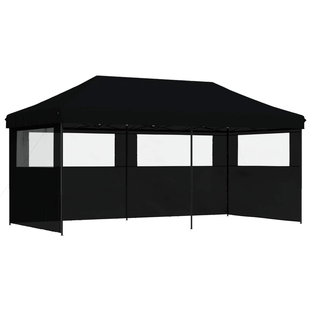 Produktbild för Partytält Svart 292 x 580 x 315 cm Oxford Tyg