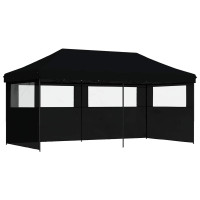 Produktbild för Partytält Svart 292 x 580 x 315 cm Oxford Tyg