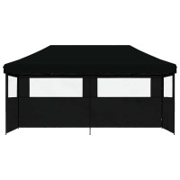 Produktbild för Partytält Svart 292 x 580 x 315 cm Oxford Tyg
