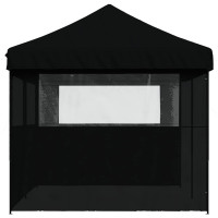 Produktbild för Partytält Svart 292 x 580 x 315 cm Oxford Tyg