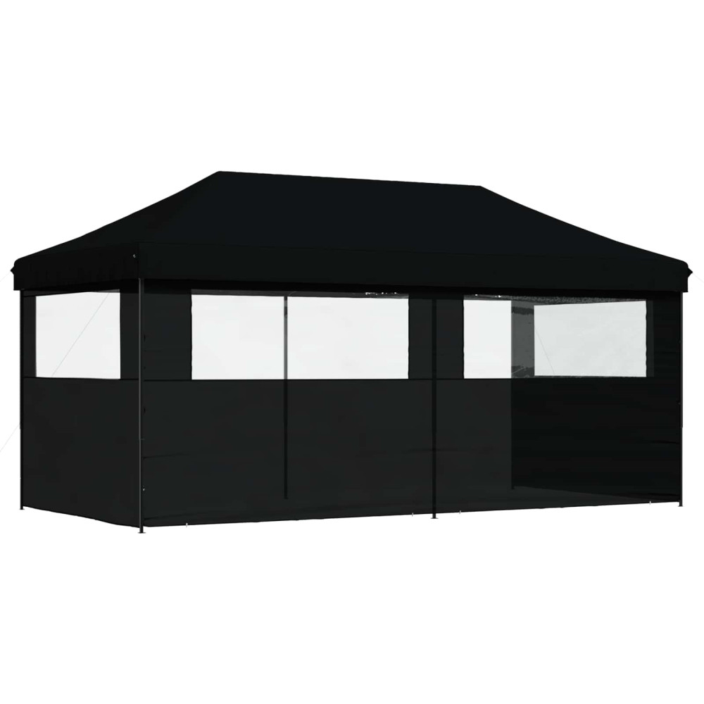 Produktbild för Partytält Svart 292 x 580 x 315 cm Oxford Tyg
