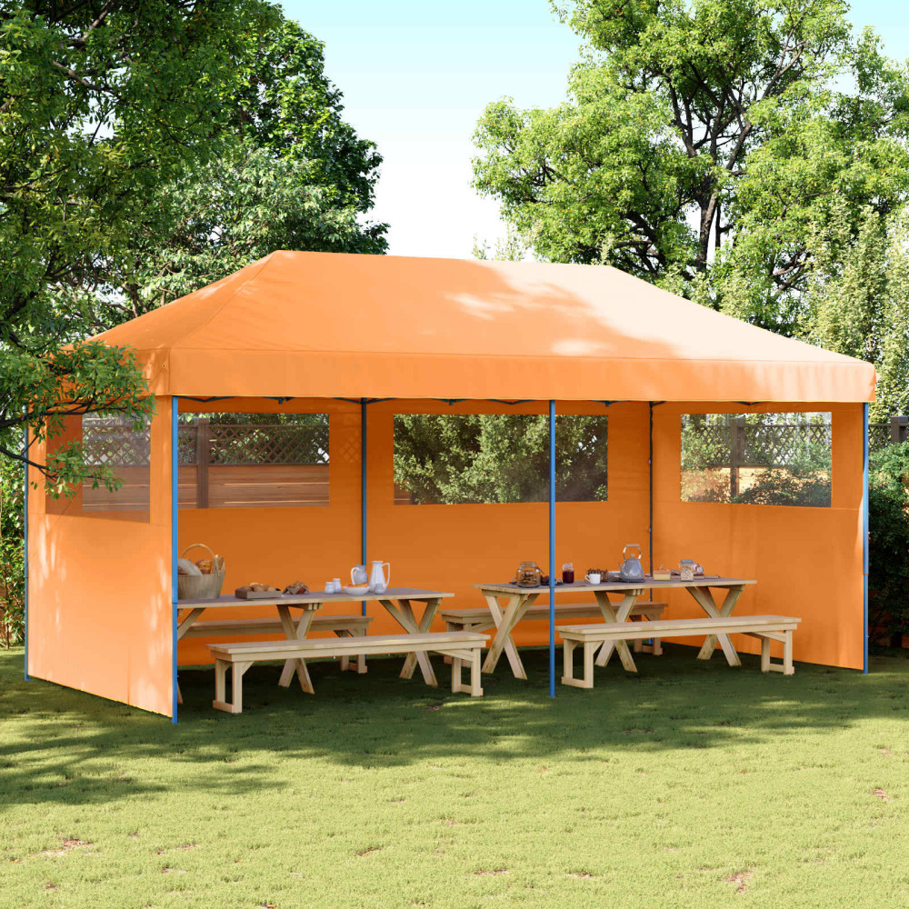 Produktbild för Partytält Orange 292 x 580 x 315 cm Oxford Tyg