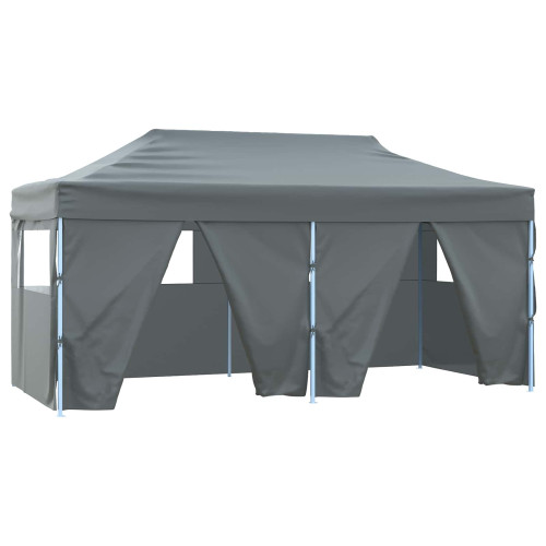 vidaXL Partytält Antracit 291 x 580 x 315 cm Oxford Tyg