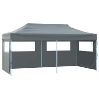 Produktbild för Partytält Antracit 291 x 580 x 315 cm Oxford Tyg