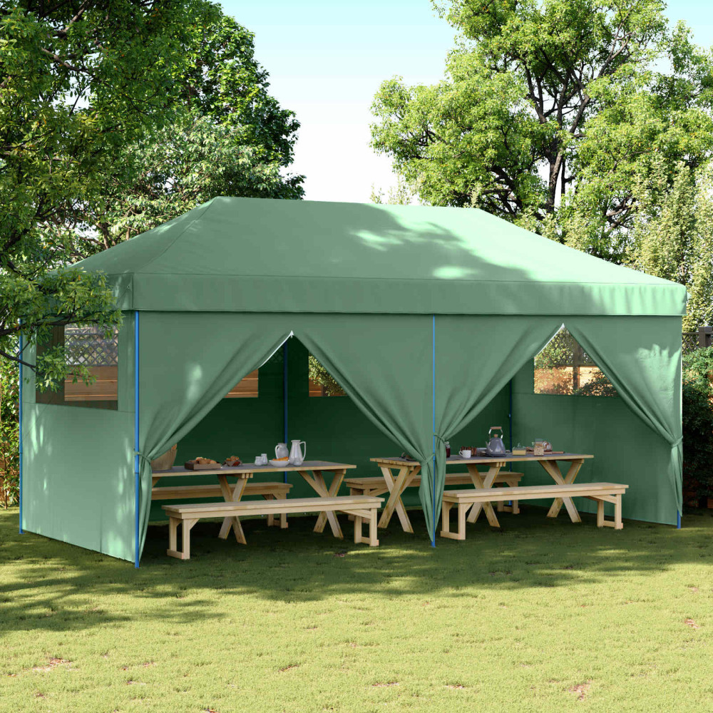 Produktbild för Partytält Grön 292 x 580 x 315 cm Oxford Tyg