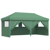 Produktbild för Partytält Grön 292 x 580 x 315 cm Oxford Tyg
