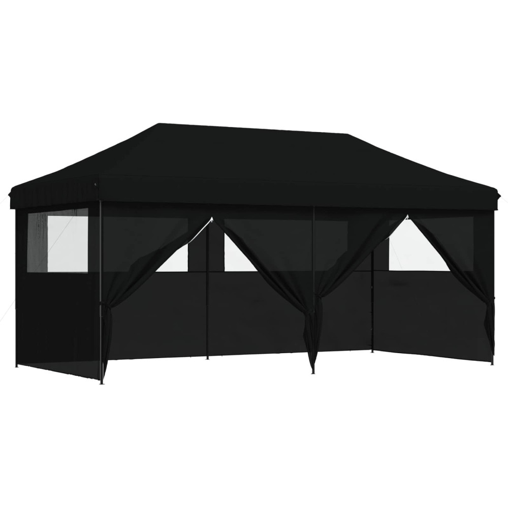 Produktbild för Partytält Svart 292 x 580 x 315 cm Oxford Tyg
