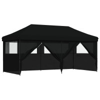 Produktbild för Partytält Svart 292 x 580 x 315 cm Oxford Tyg