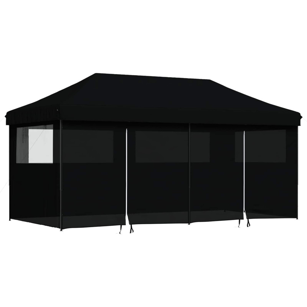 Produktbild för Partytält Svart 292 x 580 x 315 cm Oxford Tyg