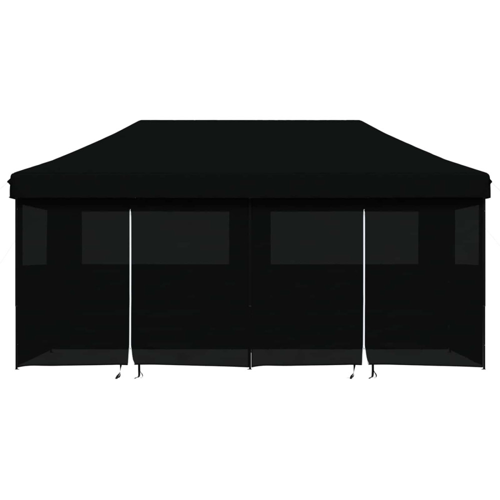 Produktbild för Partytält Svart 292 x 580 x 315 cm Oxford Tyg