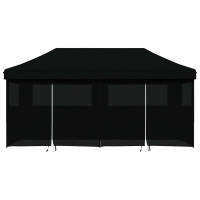 Produktbild för Partytält Svart 292 x 580 x 315 cm Oxford Tyg