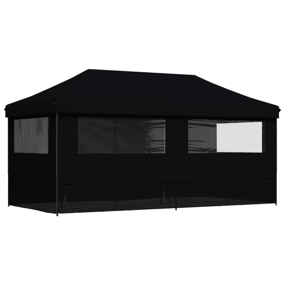 Produktbild för Partytält Svart 292 x 580 x 315 cm Oxford Tyg