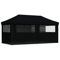 Produktbild för Partytält Svart 292 x 580 x 315 cm Oxford Tyg