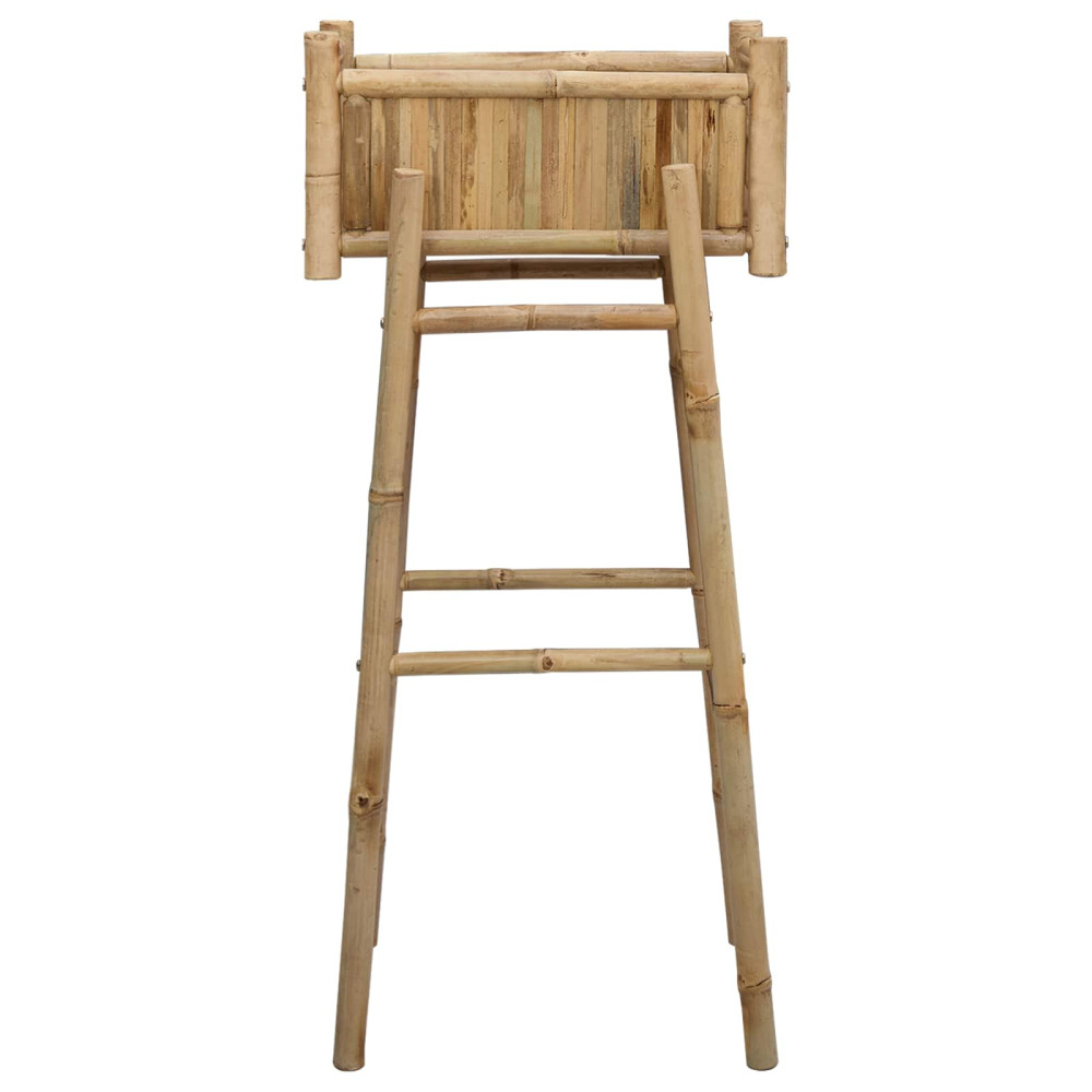 Produktbild för Trädgårdsplanta med hållare Naturfärg 50 x 38 x 114 cm Bambus