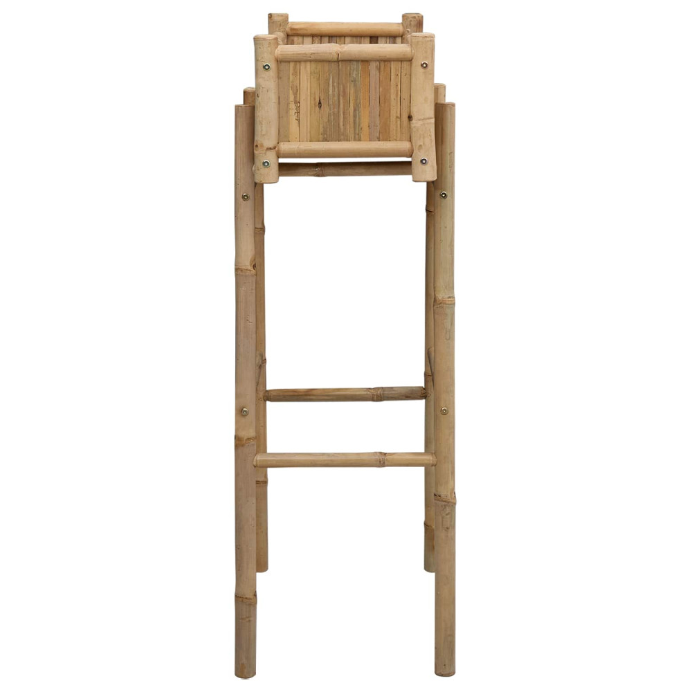 Produktbild för Trädgårdsplanta med hållare Naturfärg 50 x 38 x 114 cm Bambus