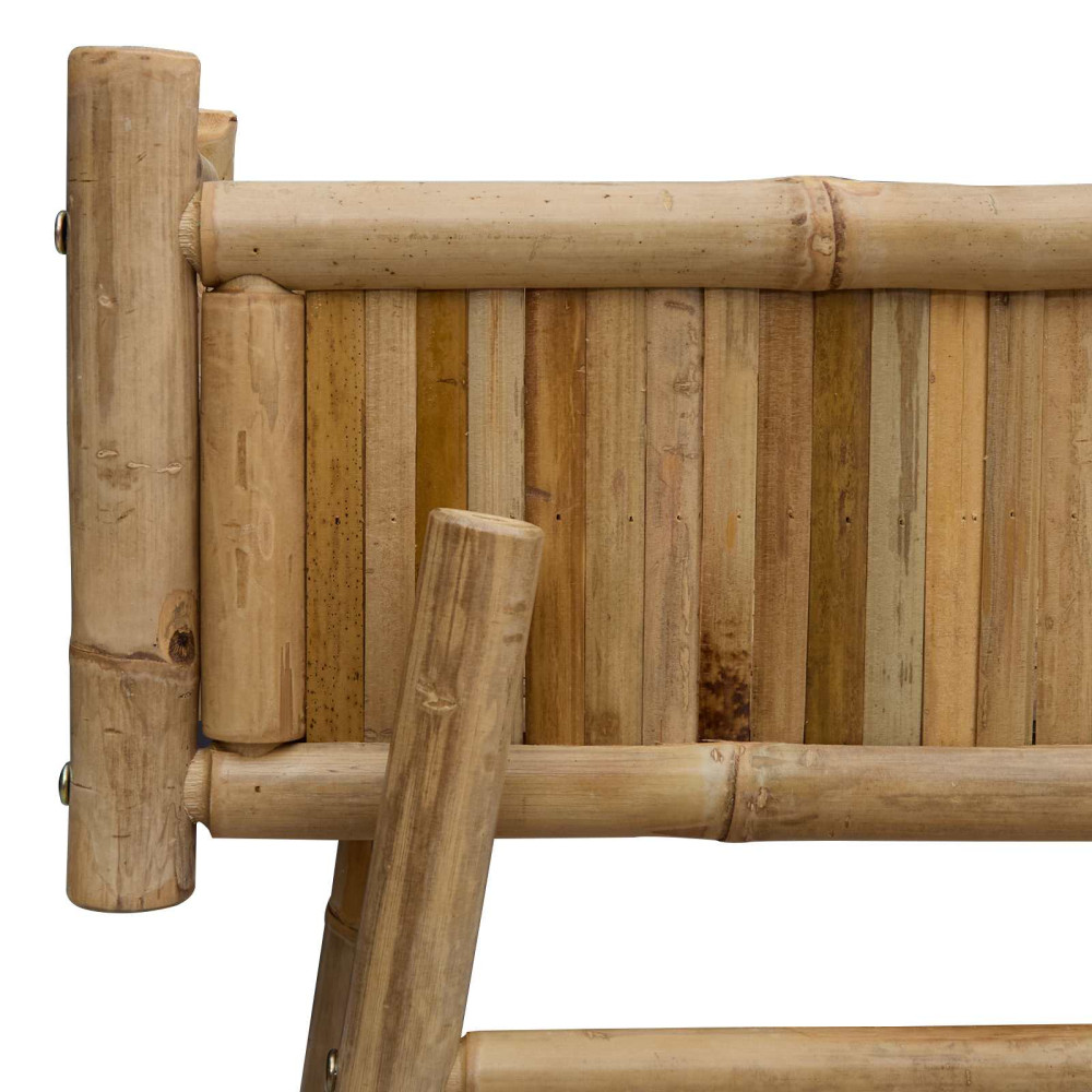 Produktbild för Trädgårdsplanta med hållare Naturfärg 50 x 38 x 114 cm Bambus