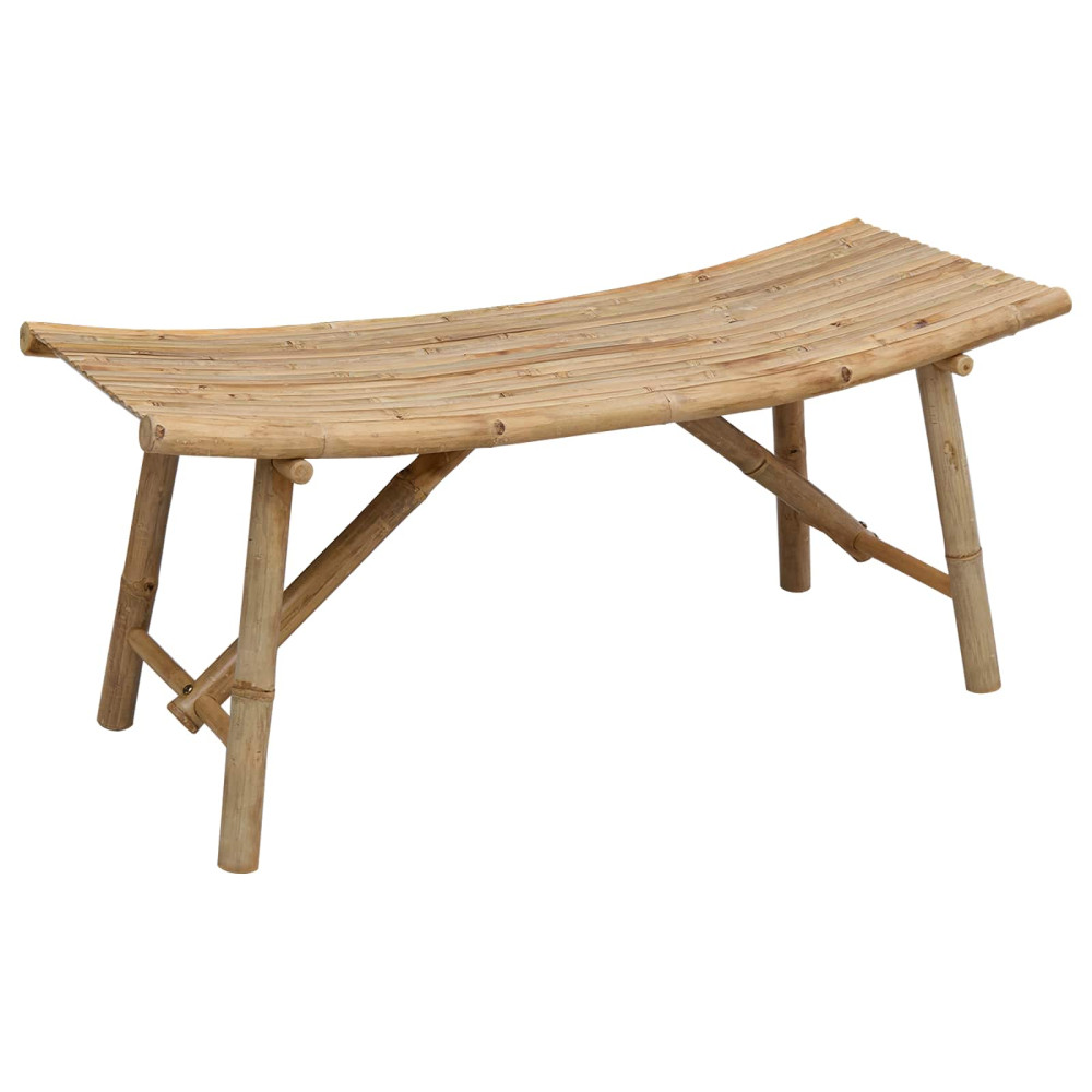 Produktbild för Trädgårdsbänk Naturfärg 110 x 45 x 50 cm Bambus