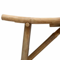 Produktbild för Trädgårdsbänk Naturfärg 110 x 45 x 50 cm Bambus