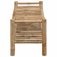 Produktbild för Skoställ med hylla med lagring Naturfärg 68 x 28 x 30 cm Bambus