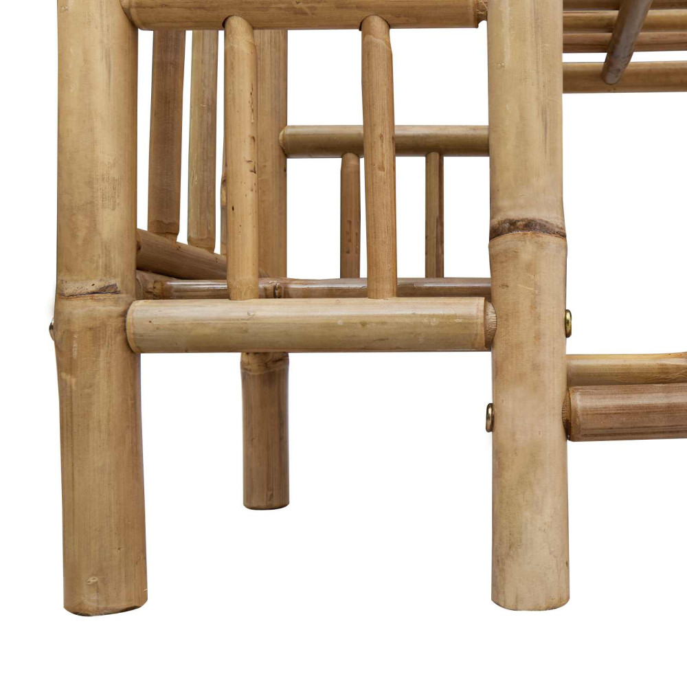 Produktbild för Skoställ med hylla med lagring Naturfärg 88 x 27 x 80 cm Bambus