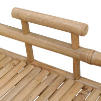 Produktbild för Vinvagn med hjul Naturfärg 85 x 50 x 93 cm Bambus